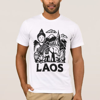 T-shirt conception culturelle lao
