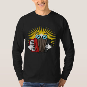 T-shirt Conception D'Accordéon Pour Accordioniste De Musiq