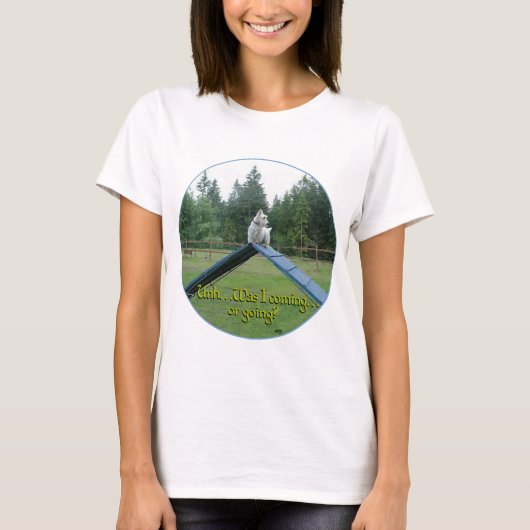 T-shirt Conception d'agilité pour Terrier Écossais (Devant)