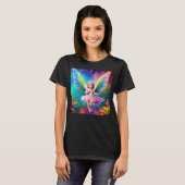 T-shirt Conception d'ailes d'ange de bébé mignon (Devant entier)