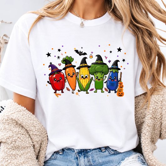 T-shirt Conception d'aliments végétaux sains pour Hallowee
