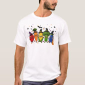 T-shirt Conception d'aliments végétaux sains pour Hallowee (Devant)