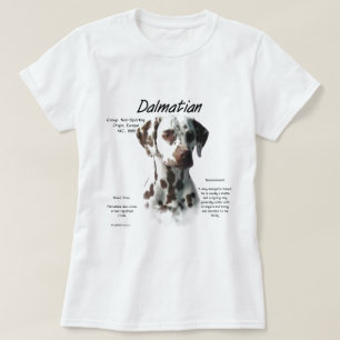 T-shirt Conception dalmatienne d'histoire (de foie)