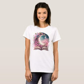 T-shirt Conception d'amant de livre de fantasy (Devant entier)