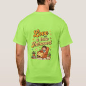 T-shirt Conception d'amour comme un véritable introverti (Dos)