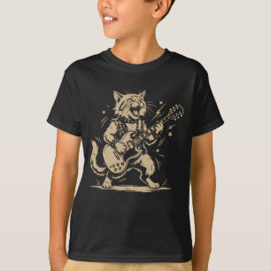 T-shirt Conception d'animal de dessin animé amateur de mus