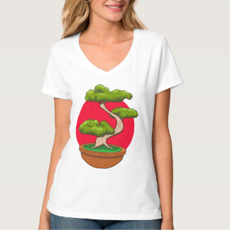 T-shirt Conception d'arbre en pot