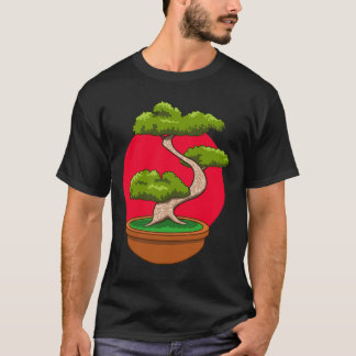 T-shirt Conception d'arbre en pot