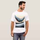 T-shirt Conception d'archives colorées dynamiques (Devant entier)