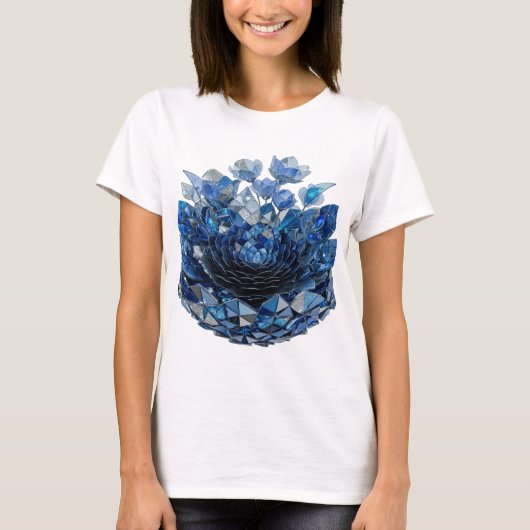 T-shirt Conception d'ART ABSTRAIT argenté tendance v2 (Devant)
