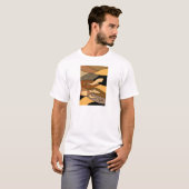T-shirt Conception d'art abstrait de chien de lévrier (Devant entier)