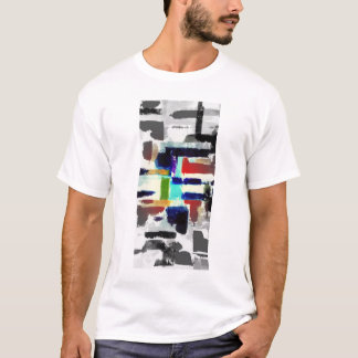 T-shirt Conception d'art abstrait de pièce en t d'été de