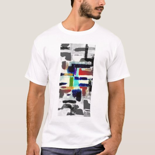 T-shirt Conception d'art abstrait de pièce en t d'été de (Devant)