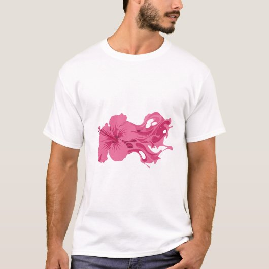 T-shirt Conception d'art de FLEUR ABSTRAITE tendance (Devant)
