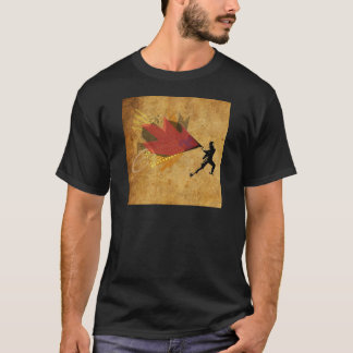 T-shirt Conception d'art de rue "de rage créative"