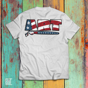 T-shirt Conception d'art éducatif patriotique