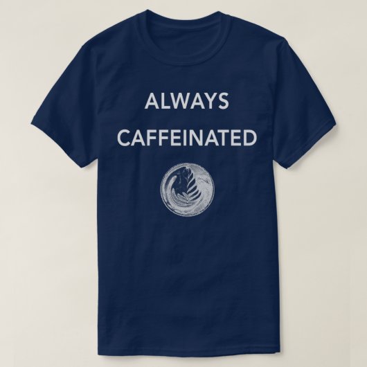 T-shirt Conception d'art latte toujours affiné pour le Bar (Design devant)