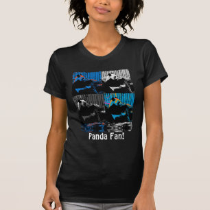 T-shirt Conception d'art moderne multi-panneaux d'ours Pan