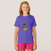 T-shirt Conception d'astronaute attrapant des étoiles (Devant entier)