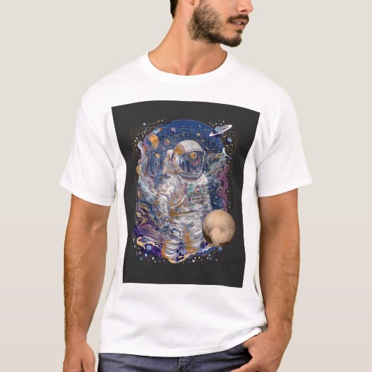 T-shirt Conception d'astronautes. (Devant)