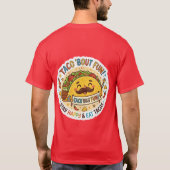 T-shirt Conception d'autocollants de tacos originaux – App (Dos)