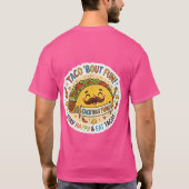 T-shirt Conception d'autocollants de tacos originaux – App (Dos)