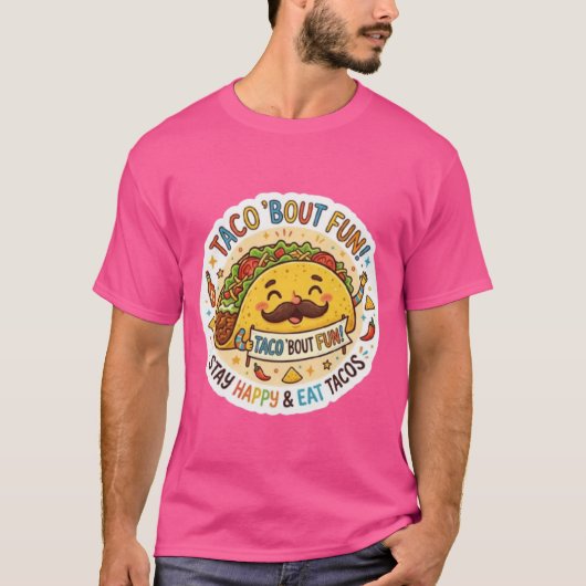 T-shirt Conception d'autocollants de tacos originaux – App (Devant)