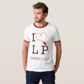 T-shirt Conception d'avant d'I (coeur) LP (Devant entier)