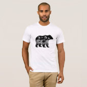 T-shirt Conception d'aventure de camping rustique" (Devant entier)