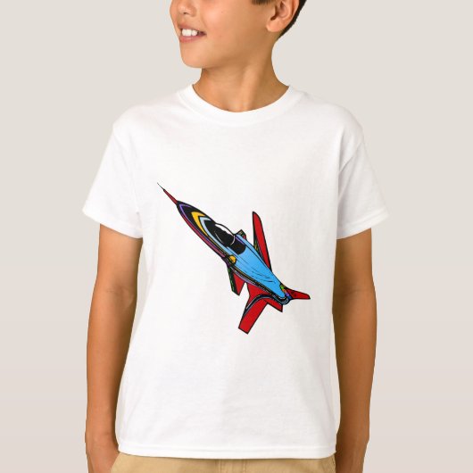 T-shirt Conception d'avion-chasse Supersonic Airforce pour (Devant)