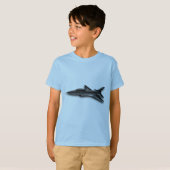 T-shirt Conception d'avion-chasse Supersonic Airforce pour (Devant entier)