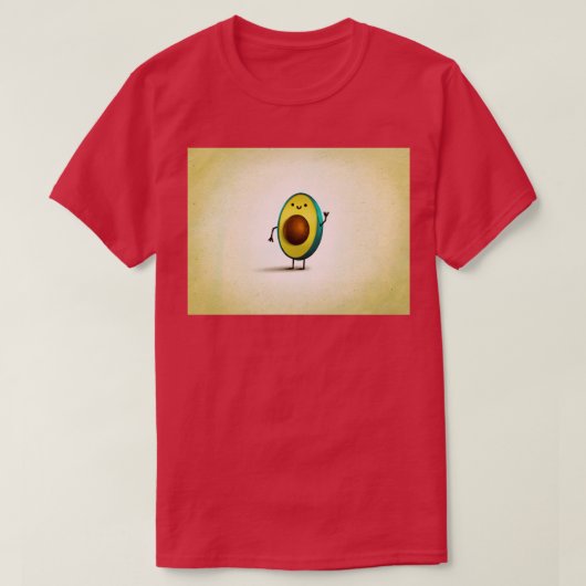T-shirt Conception d'Avocado minimaliste (Design devant)