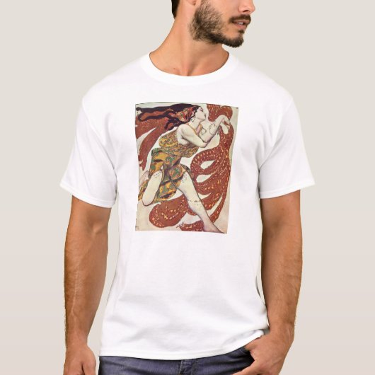 T-shirt Conception de Bakst-Costume de Léon pour une (Devant)