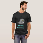 T-shirt Conception de baleine drôle et géniale de Whaley (Devant entier)