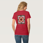 T-shirt Conception de bandana (Dos entier)