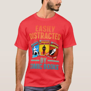 T-shirt Conception de bande dessinée mignonne pour hommes