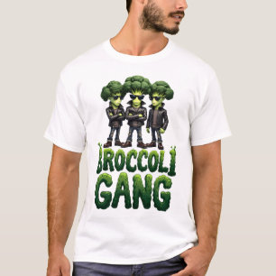T-shirt Conception de bandes de Brocoli cool