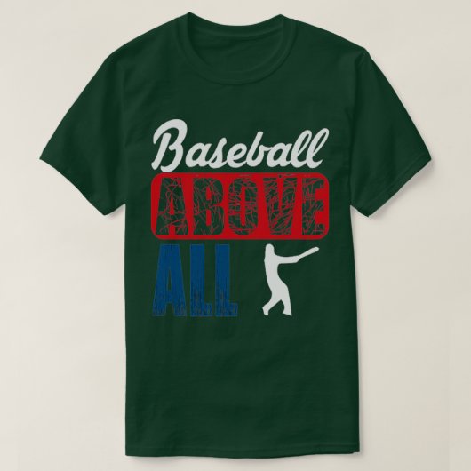 T-shirt Conception de base-ball (Design devant)