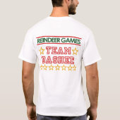 T-shirt Conception de base-ball/raglan/Henley de chemise (Dos)