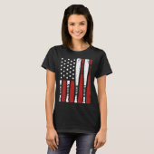 T-shirt Conception de baseball pour garçons lanceurs et re (Devant entier)