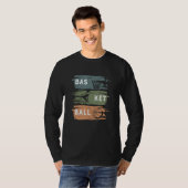 T-shirt Conception de basket cool avec 3 couleurs (Devant entier)