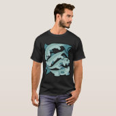 T-shirt Conception de bateau de pêche drôle et intelligent (Devant entier)