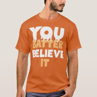 T-shirt Conception De Batterie De Cuisson Pour Un Boulange