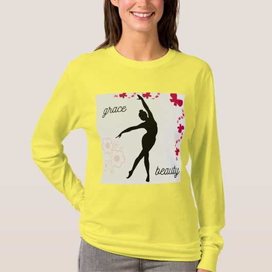 T-shirt Conception de beauté de grâce (Devant)