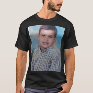 T-shirt Conception de bébé mignon souriant Photo Naturelle