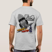 T-shirt Conception de belette de FU (de couleur claire) (Dos)