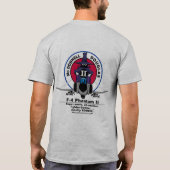 T-shirt Conception de belette de FU (de couleur claire) (Dos)