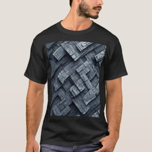 T-shirt Conception de béton géométrique industriel
