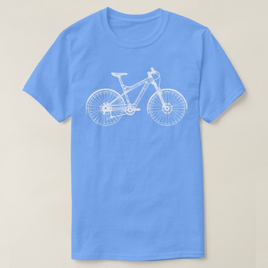 T-shirt conception de bicyclettes filaires (Design devant)