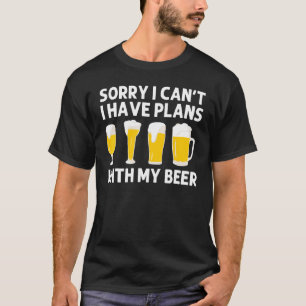 T-shirt Conception De Bières Pour Hommes Femmes Cerveza Bo
